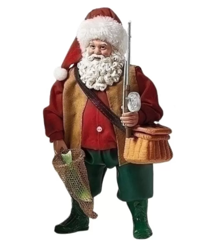 Boutique de Noël Anges & Père Noël*11" Fisherman Santa