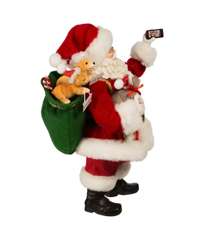 Boutique de Noël 11" Santa Takin Selfie