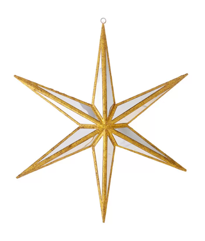 Boutique de Noël Étoiles & Cimes D'Arbre*12"Mirrored Star