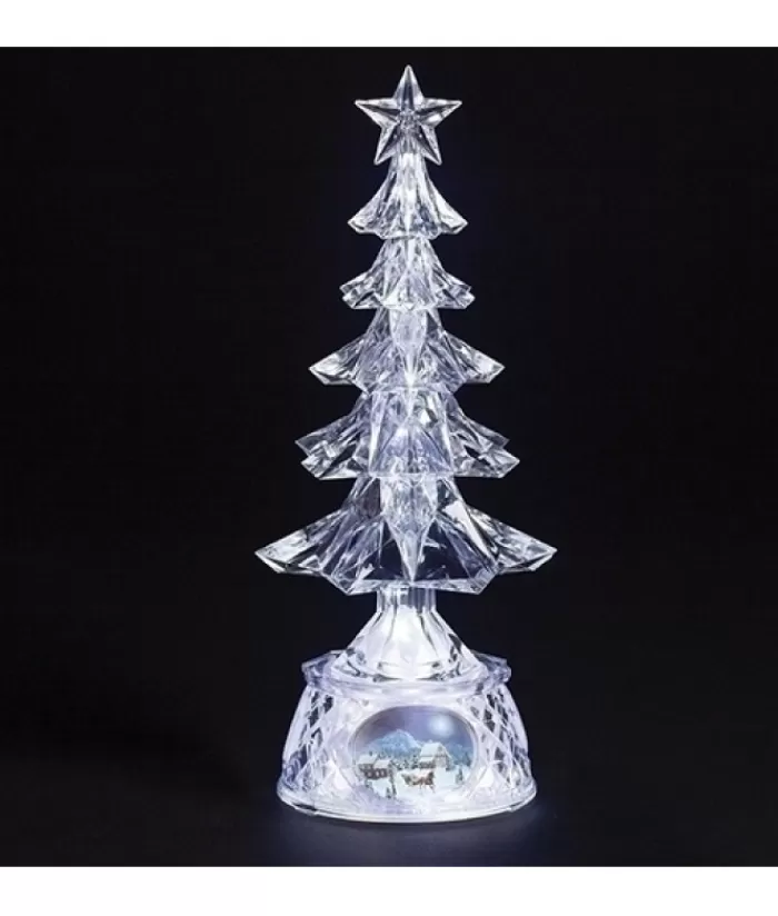 Boutique de Noël Sapins De Table*13"Musical Led Tree Rotating