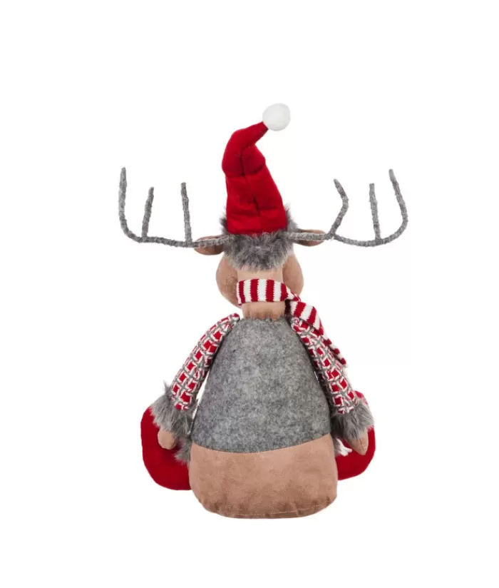 Boutique de Noël Peluches De Noël*15"Sitting Moose Plush