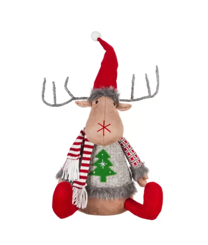 Boutique de Noël 15"Sitting Moose Plush