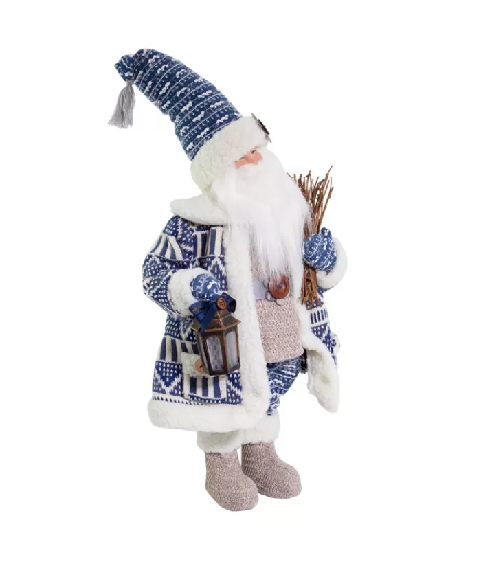 Boutique de Noël Anges & Père Noël*18"Indigo Country Santa