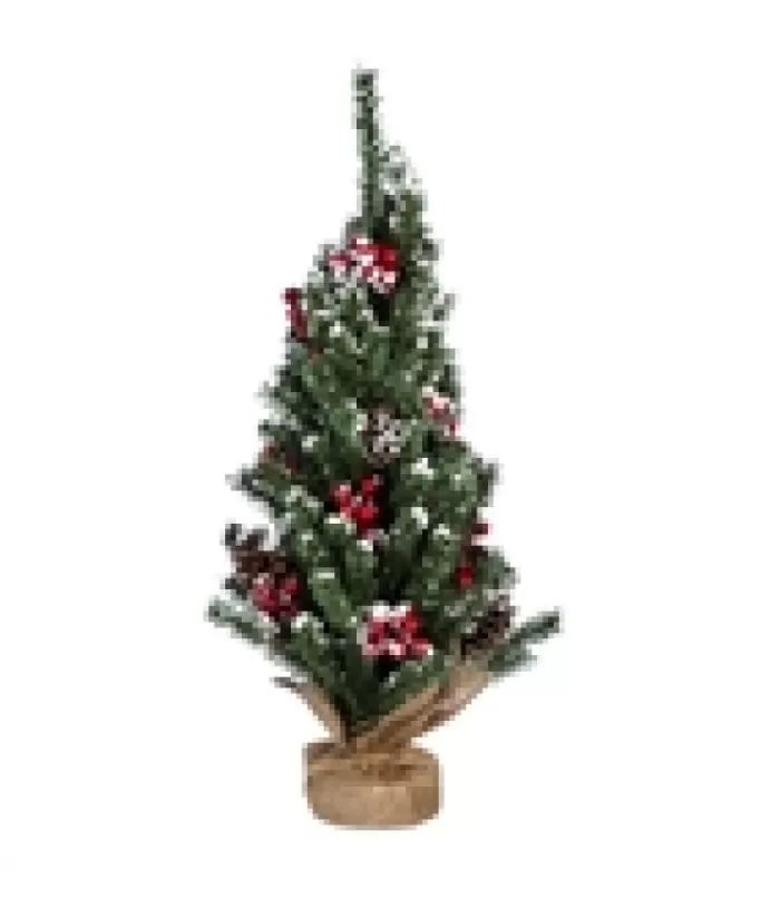 Boutique de Noël Sapins De Table*24"Berry Tree W/Snow