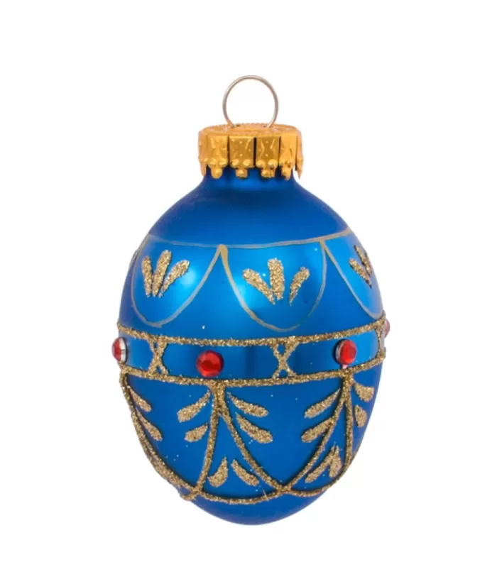 Boutique de Noël 45Mm Miniature Decorative Egg Glass Ornaments