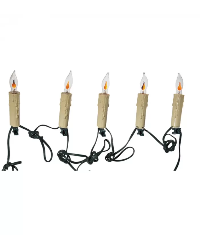 Boutique de Noël Ensemble De Lumières*7-Light Flicker Flame Candle Light Set