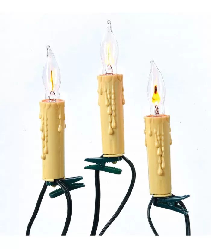 Boutique de Noël Ensemble De Lumières*7-Light Flicker Flame Candle Light Set