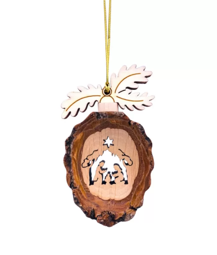 Boutique de Noël 9Cm,Pine Cone Nativity Ornament