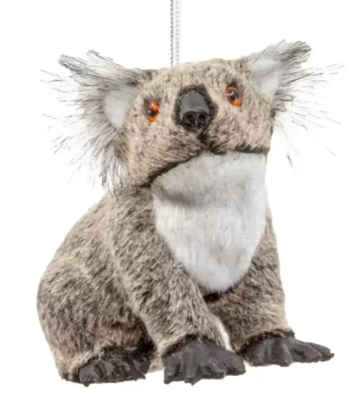 Boutique de Noël An Australian Visitor For Your Tree, A Furry Koala Bear Ornament.
