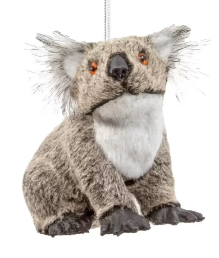 Boutique de Noël Animaux*An Australian Visitor For Your Tree, A Furry Koala Bear Ornament.