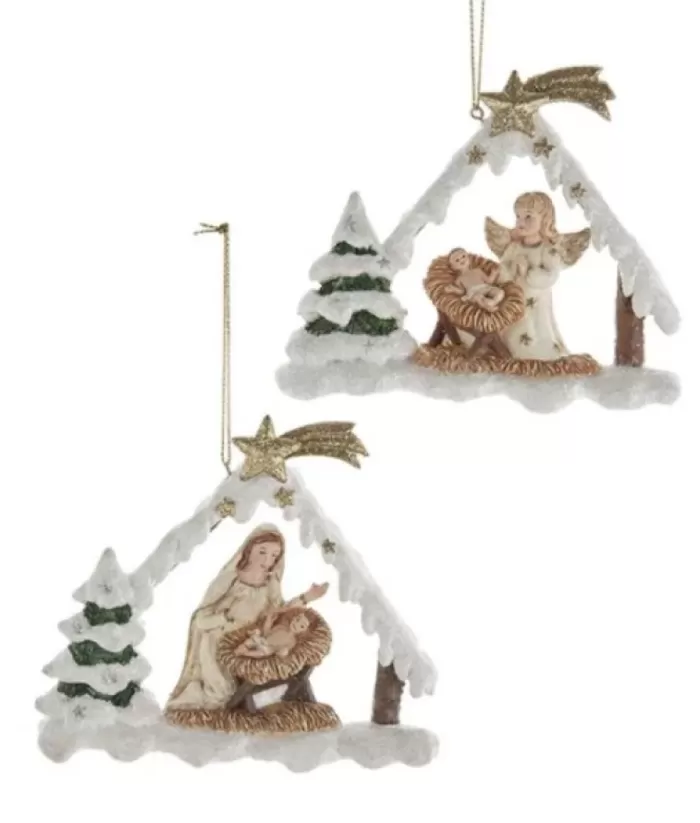 Boutique de Noël Angel With Baby Jesus Ornament