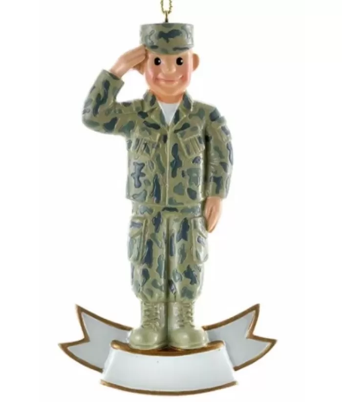 Boutique de Noël Army Soldier Ornament