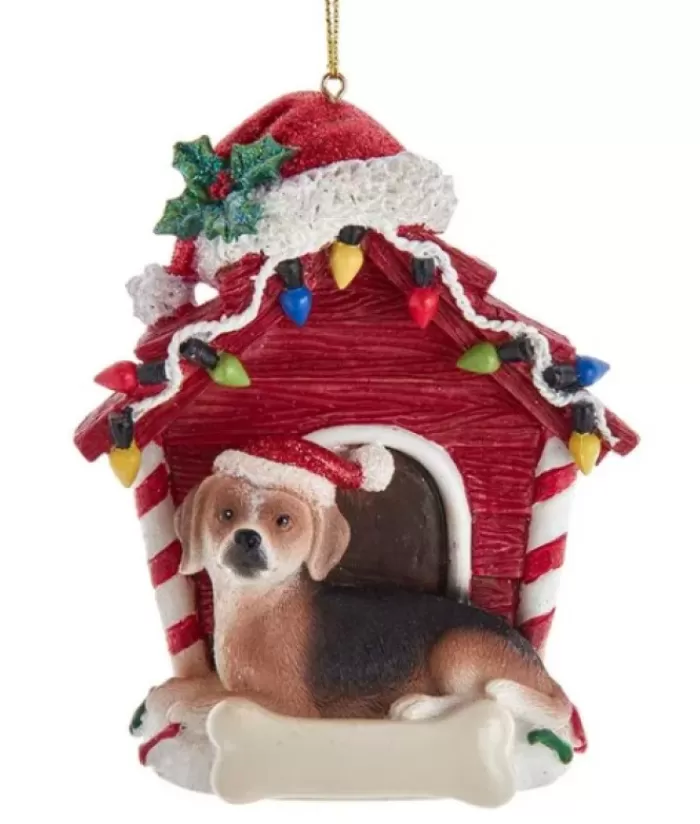 Boutique de Noël Chiens*Beagle Ornament With Doghouse