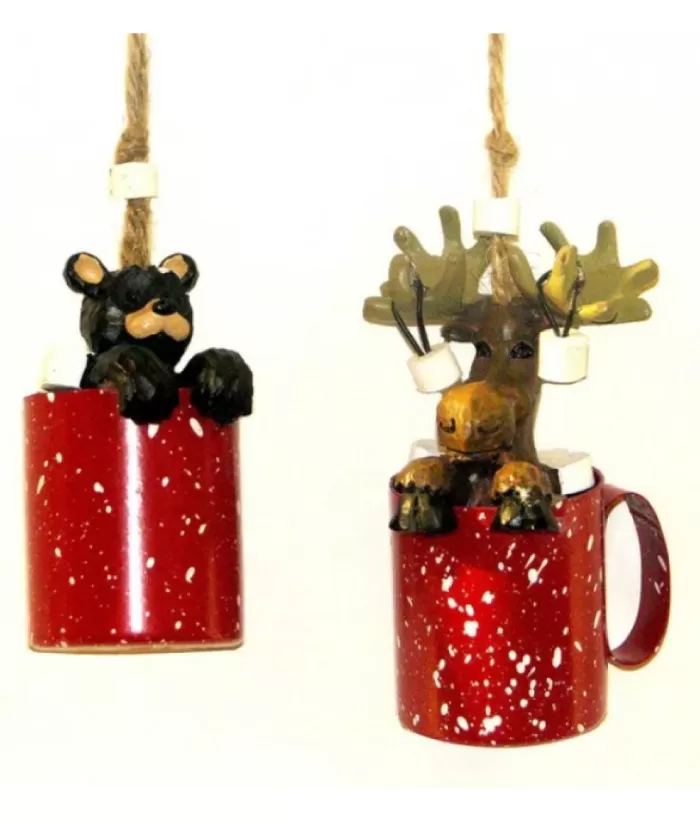 Boutique de Noël Bear In Red Mug Ornament