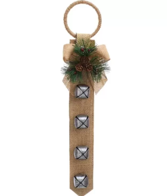 Boutique de Noël Cloches & Grelots*Beige Door Hanger With Bells