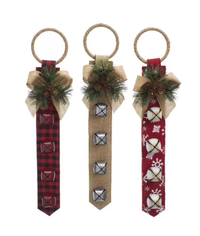 Boutique de Noël Cloches & Grelots*Beige Door Hanger With Bells