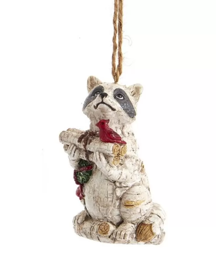 Boutique de Noël Birch Raccoon Ornament