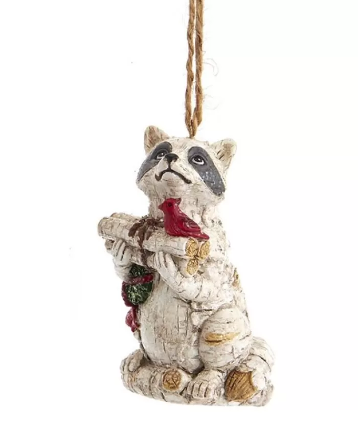 Boutique de Noël Animaux*Birch Raccoon Ornament