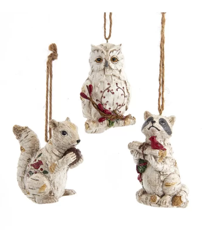 Boutique de Noël Animaux*Birch Raccoon Ornament