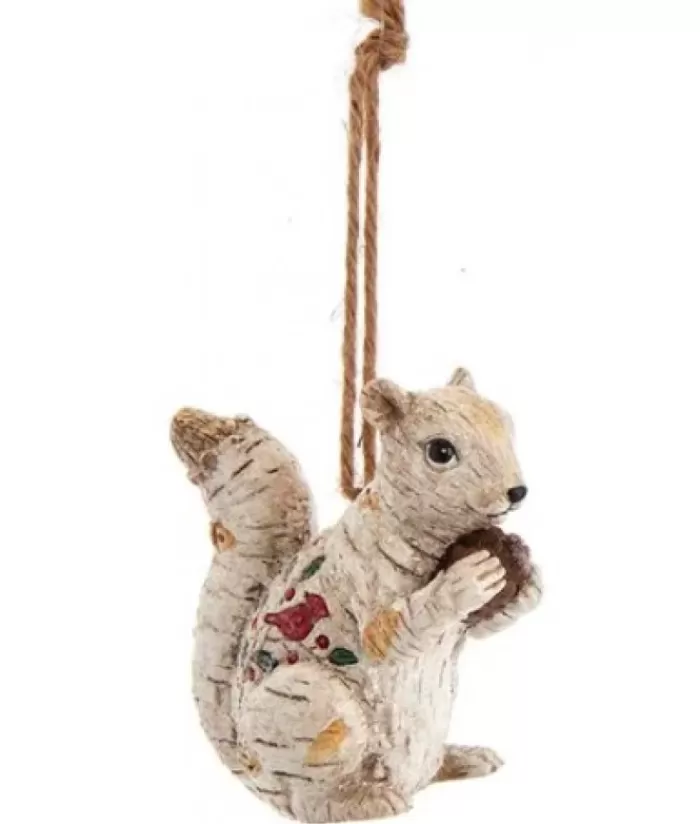 Boutique de Noël Animaux*Birch Squirrel Ornament