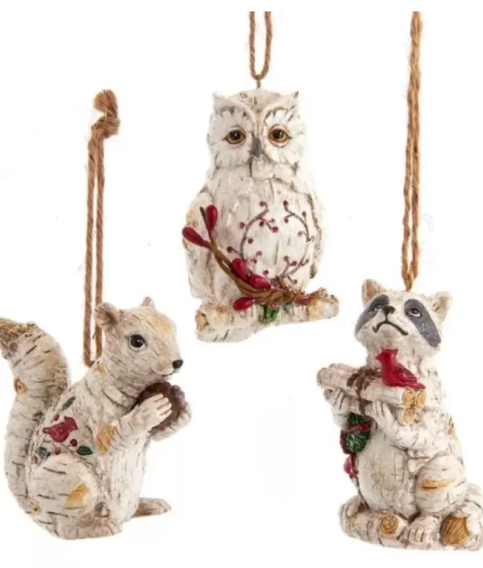 Boutique de Noël Birch Squirrel Ornament