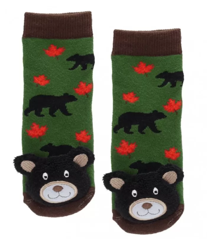 Boutique de Noël Vêtements*Black Bear Baby Socks