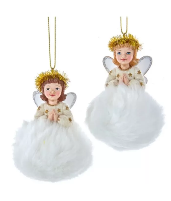 Boutique de Noël Brunette Angel On Cloud Ornament