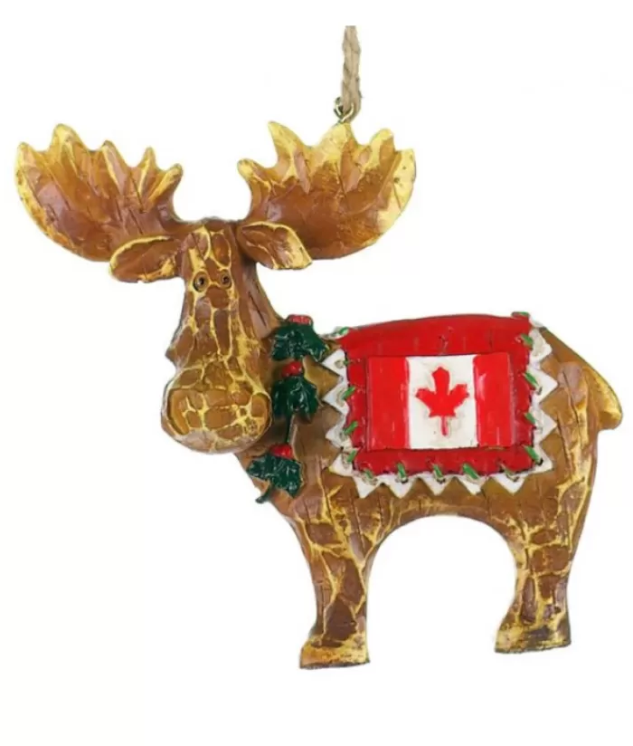 Boutique de Noël Animaux*Canada Moose Ornament