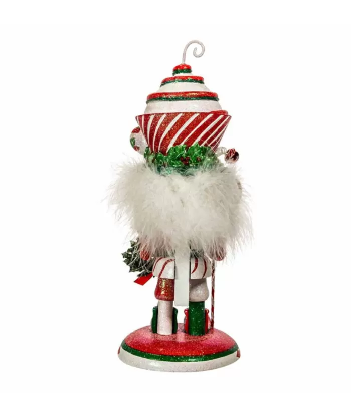 Boutique de Noël Candy Cane Cupcake Nutcracker 12" Tall