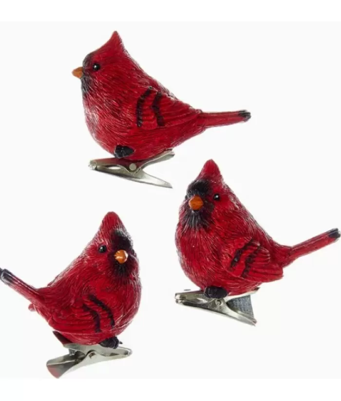 Boutique de Noël Animaux*Cardinal With Clip