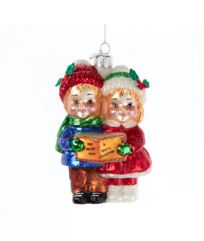 Boutique de Noël Famille & Amitiés*Caroling Kids Glass Ornament