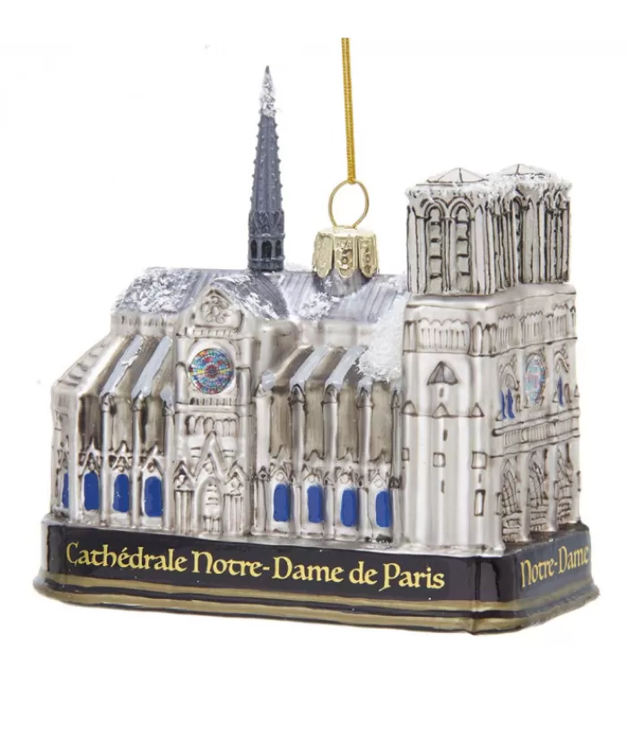 Boutique de Noël Divers*Cathedrale Notre-Dame De Paris Glass Ornament