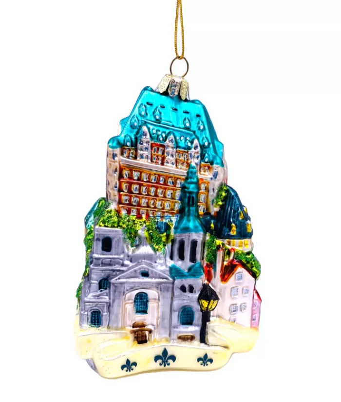 Boutique de Noël Ornements Souvenirs*Chateau Frontenac Glass Ornament