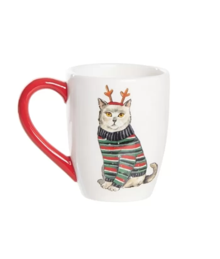 Boutique de Noël Vaisselles De Noël*Christmas Mug, Cat Design