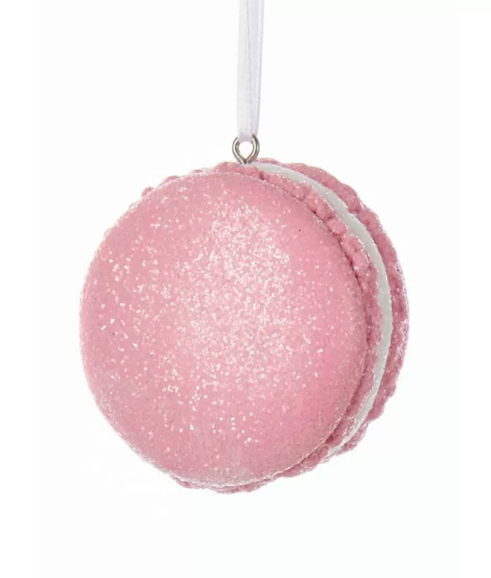 Boutique de Noël Christmas Tree Ornament, Pink Macaroon