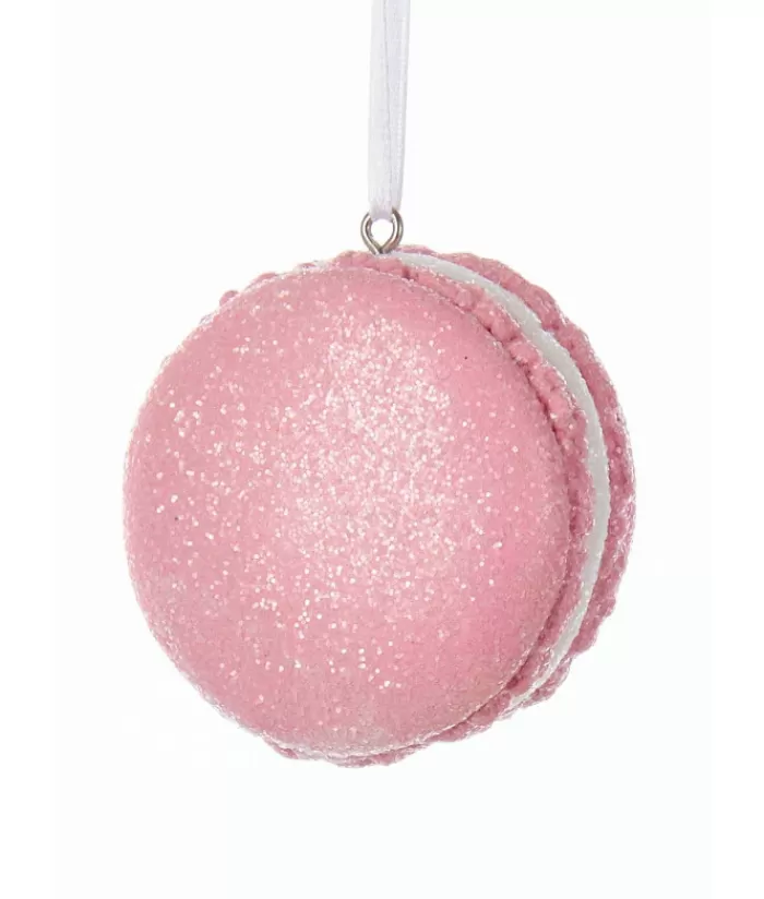 Boutique de Noël Pains D'épices & Bonbons*Christmas Tree Ornament, Pink Macaroon