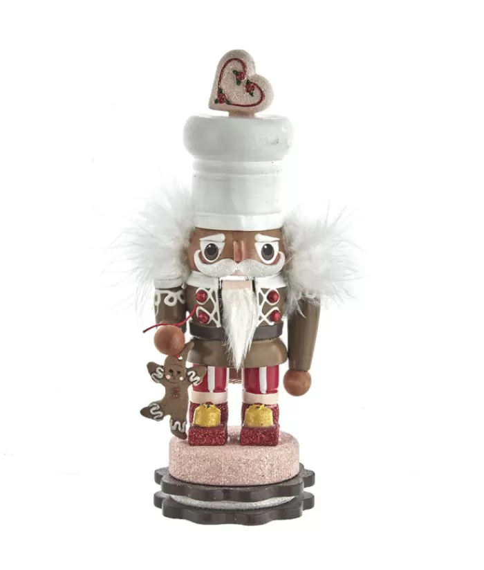 Boutique de Noël Ballet & Casse-Noisettes*Chubby Gingerbread Nutcracker With Cookie Base 7.8" Tall