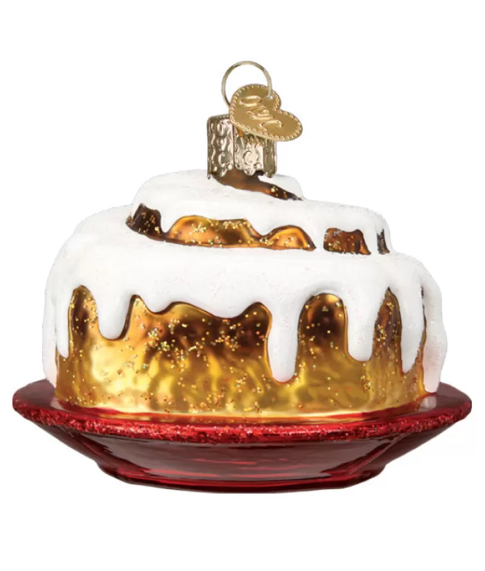 Boutique de Noël Nourriture & Breuvages*Cinnamon Roll Glass Ornament