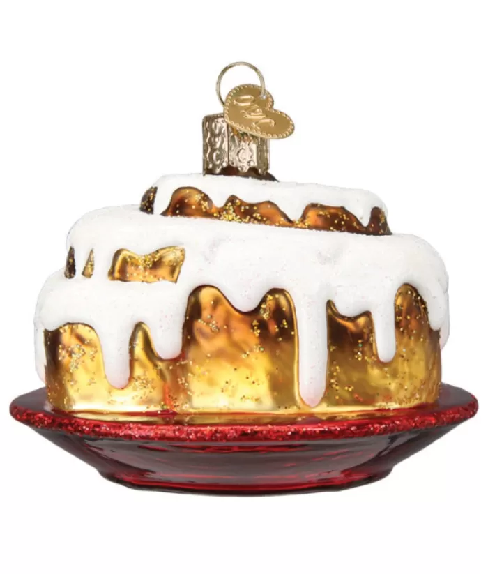 Boutique de Noël Cinnamon Roll Glass Ornament