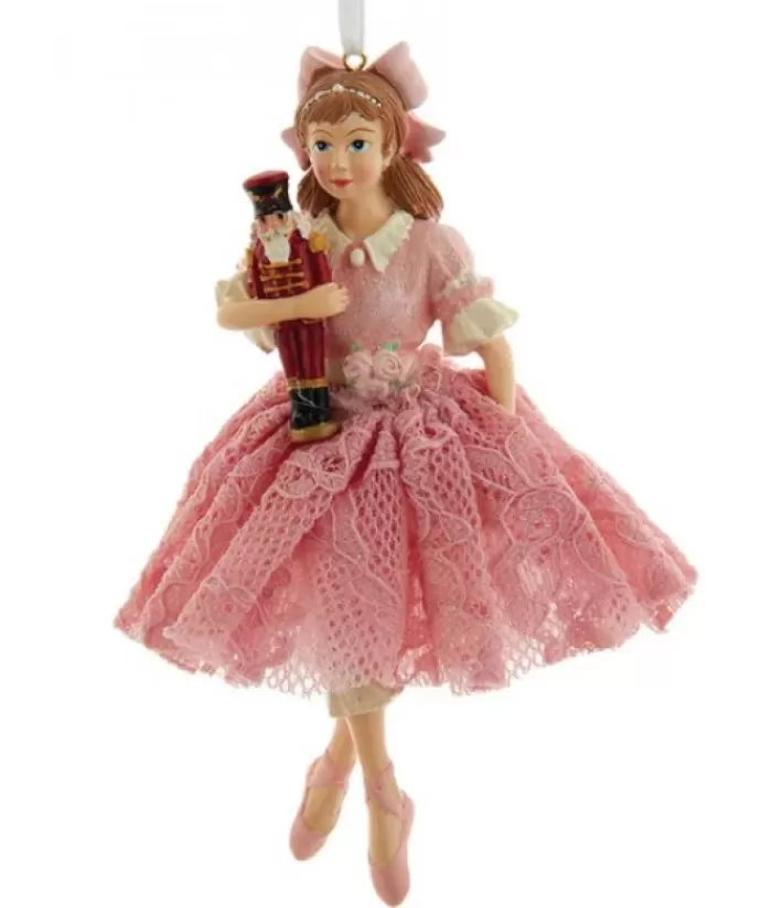 Boutique de Noël Ballet & Casse-Noisettes*Clara With Pink Shoes Ornament