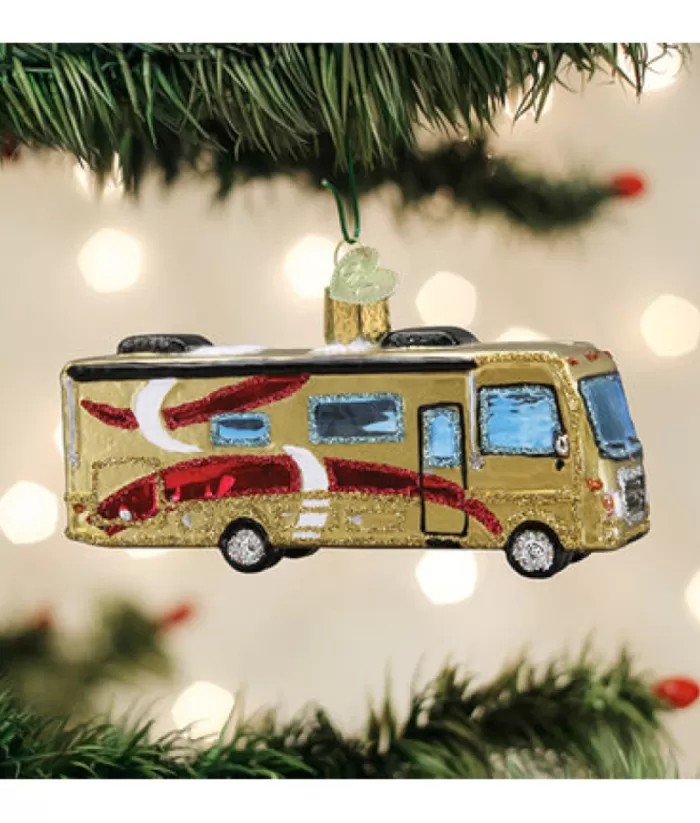 Boutique de Noël Class Of Motorhome Glass Ornament