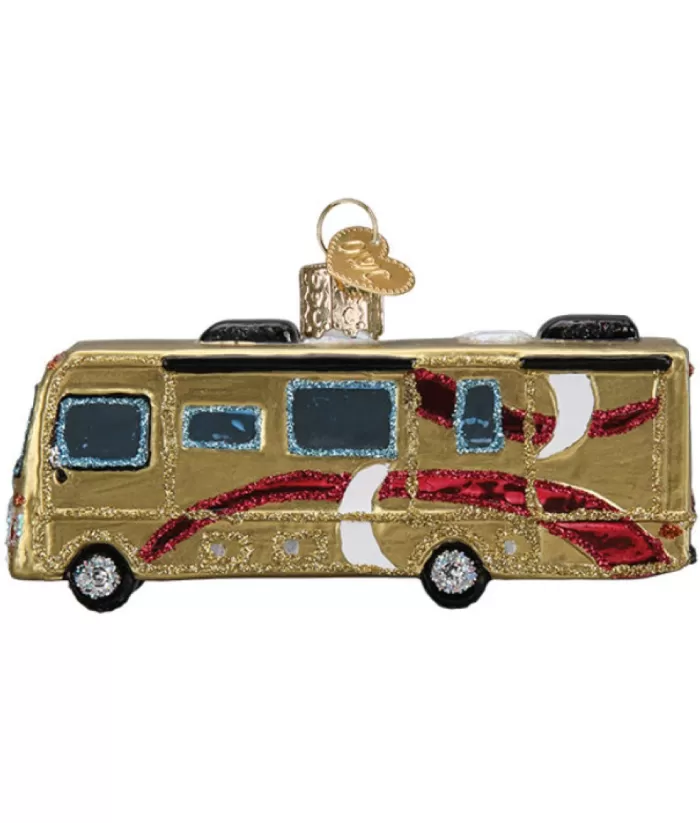 Boutique de Noël Class Of Motorhome Glass Ornament