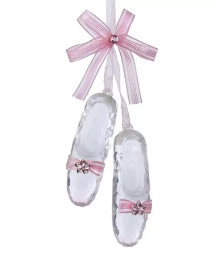 Boutique de Noël Famille & Amitiés*Clear Ballet Shoes Ornament