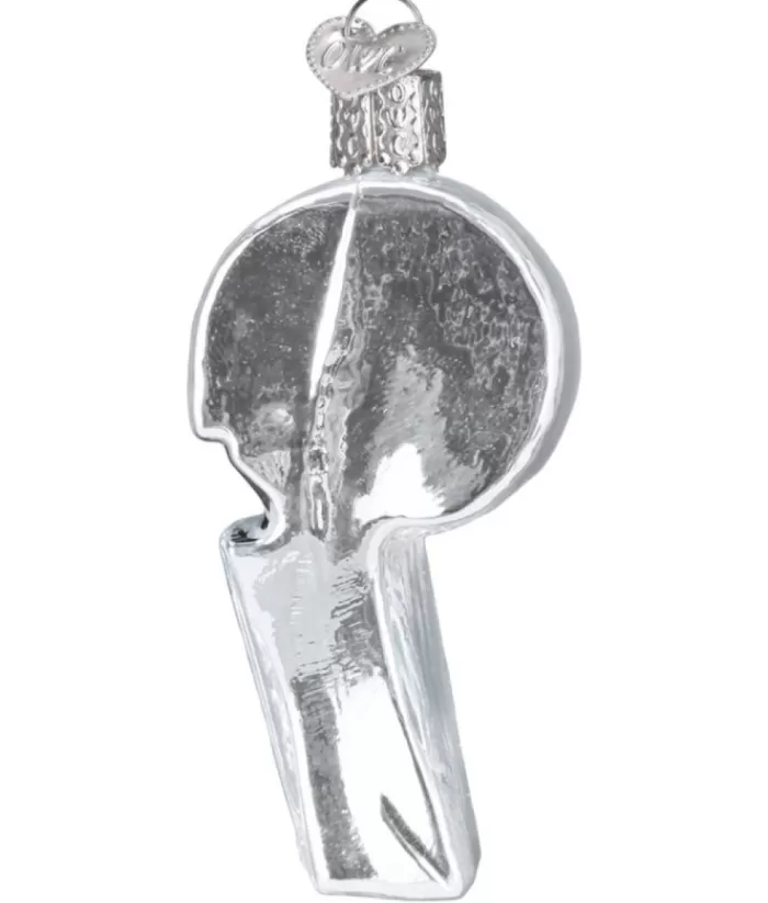 Boutique de Noël Coach'S Whistle Glass Ornament