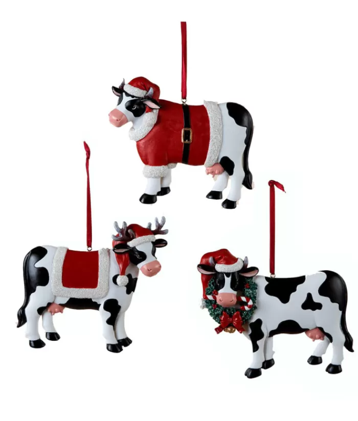 Boutique de Noël Animaux*Cow Ornament