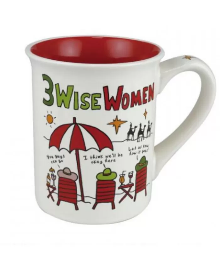 Boutique de Noël Decor, Mug, 3 Wise Women Beach