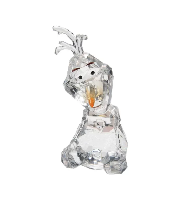 Boutique de Noël Divers*Disney'S Olaf, Clear Acrylic Faceted Figurine, Measures 4 Inches