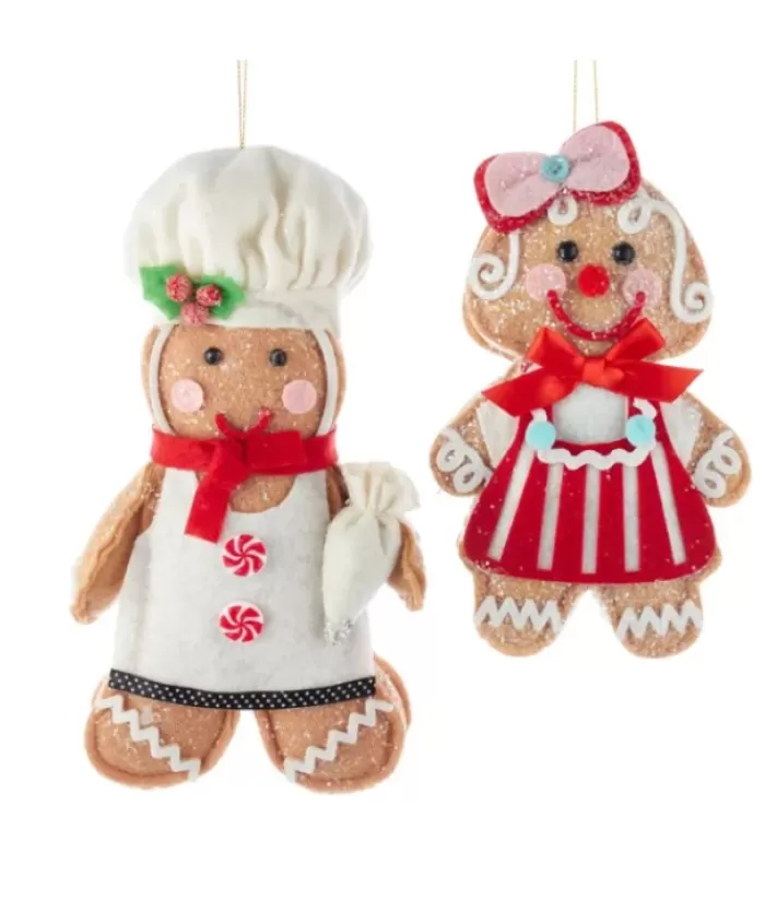 Boutique de Noël Peluches De Noël*Fabric Gingerbread Girl 7.5"