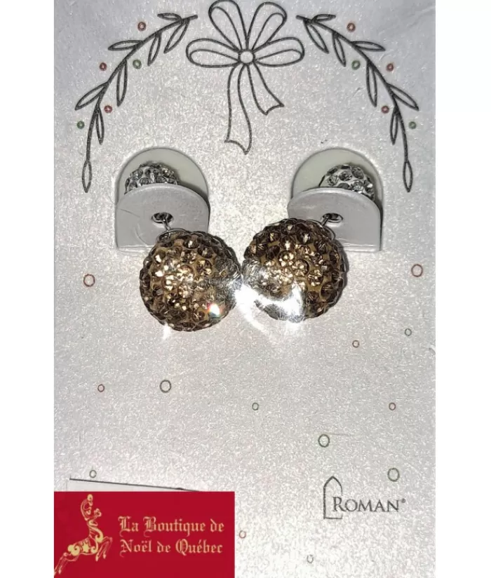 Boutique de Noël Bijoux*Festive Gold Coloured Earrings