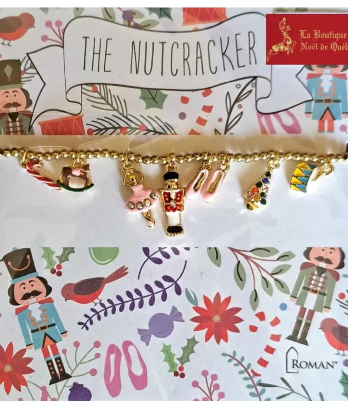 Boutique de Noël Festive Jewellery, The Nutcracker, Charm Bracelet